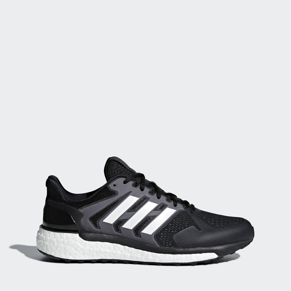 Adidas Supernova St - παπουτσια για τρεξιμο ανδρικα - Μαυρα/Ασπρα/Γκρι,Μέγεθος: EU 36 – 54 2/3 (886B